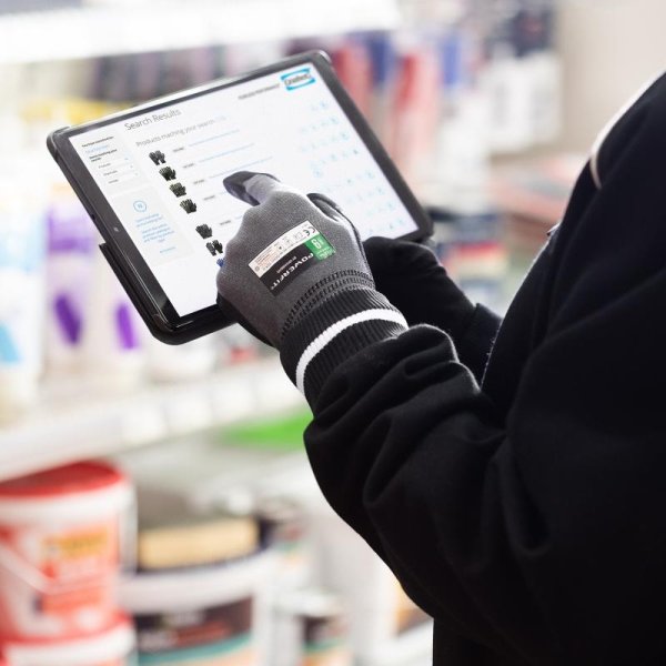 Zoom bild av Touchscreen kompatibla montagehandske